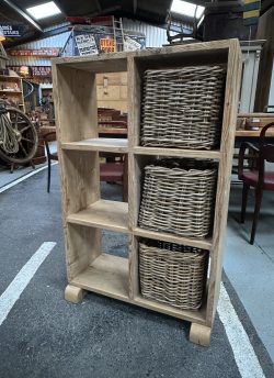Basket case Shelving unit