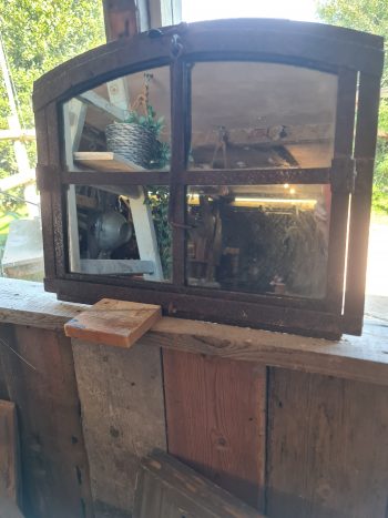 Steel Window Mirror