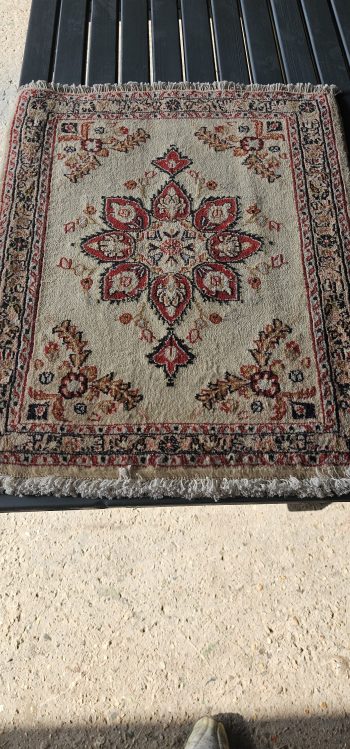 Cream rug