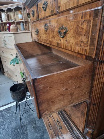 Queen Anne Walnut Tallboy - Image 4