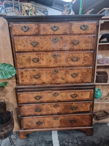 Queen Anne Walnut Tallboy - Image 5