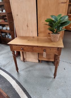 Victorian pine side table