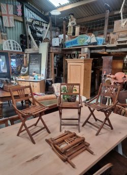 1930's Children's folding chairs