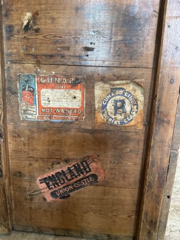 Cunard wooden box - Image 2