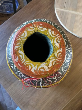 Hand painted pot - Image 2