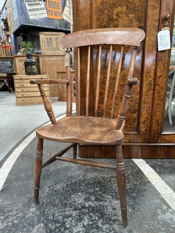 Elm seat carver chair