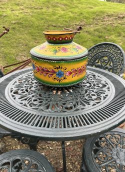 Hand painted water pot