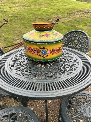 Hand painted water pot