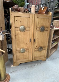 Continental two door pine cupboard