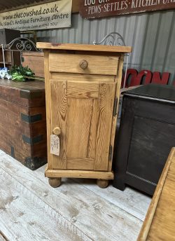 Pine bedside cabinet