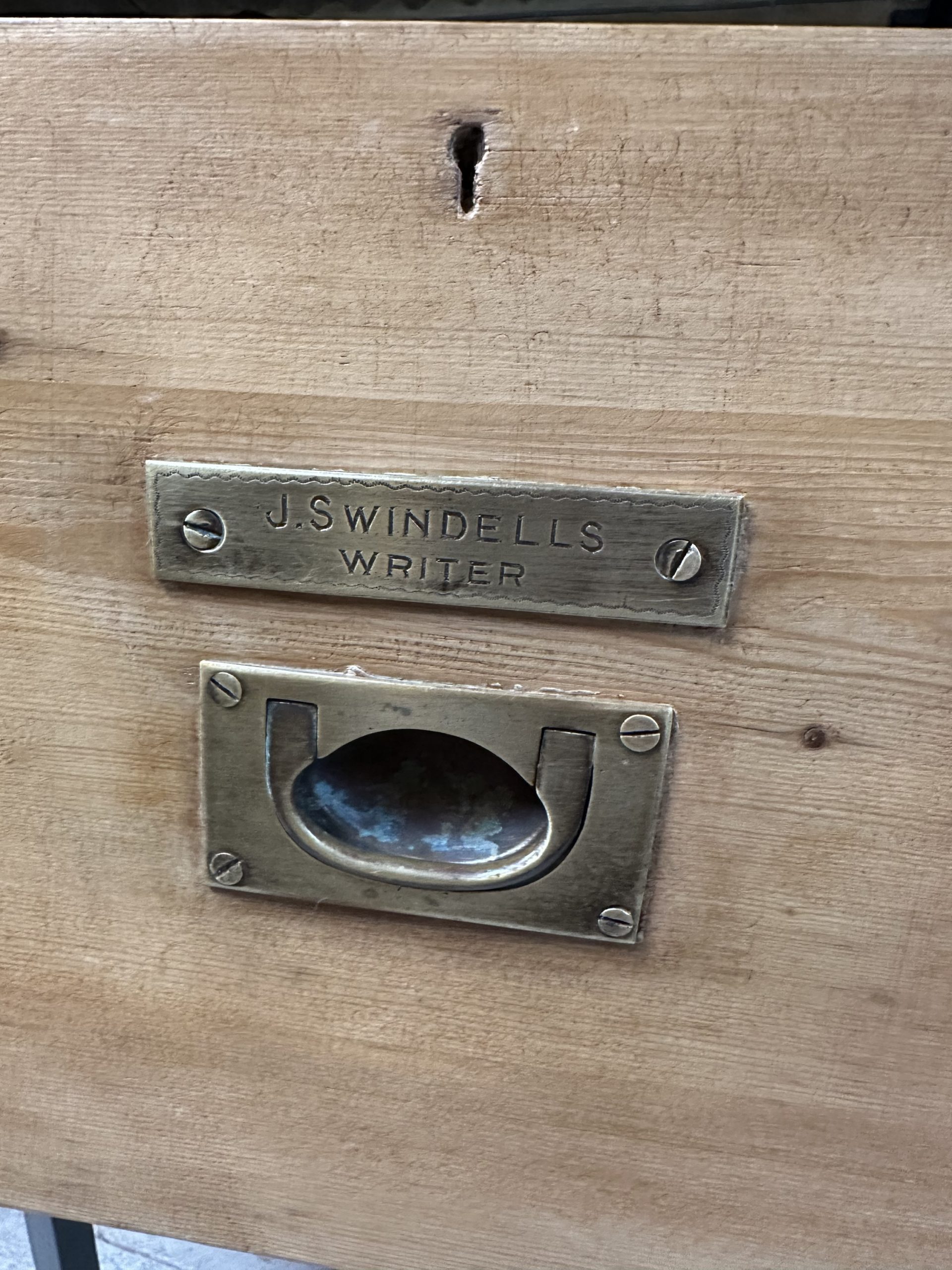 Single drawer pine box - Image 3