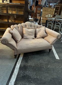 Antique double drop end sofa