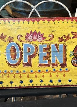 Open sign