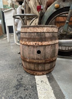 Old oak barrel