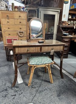Dressing table and mirror