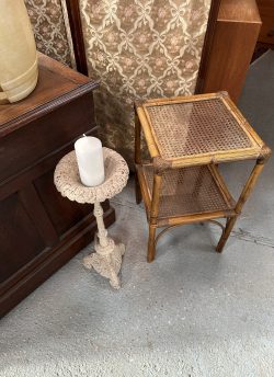 Bamboo side table