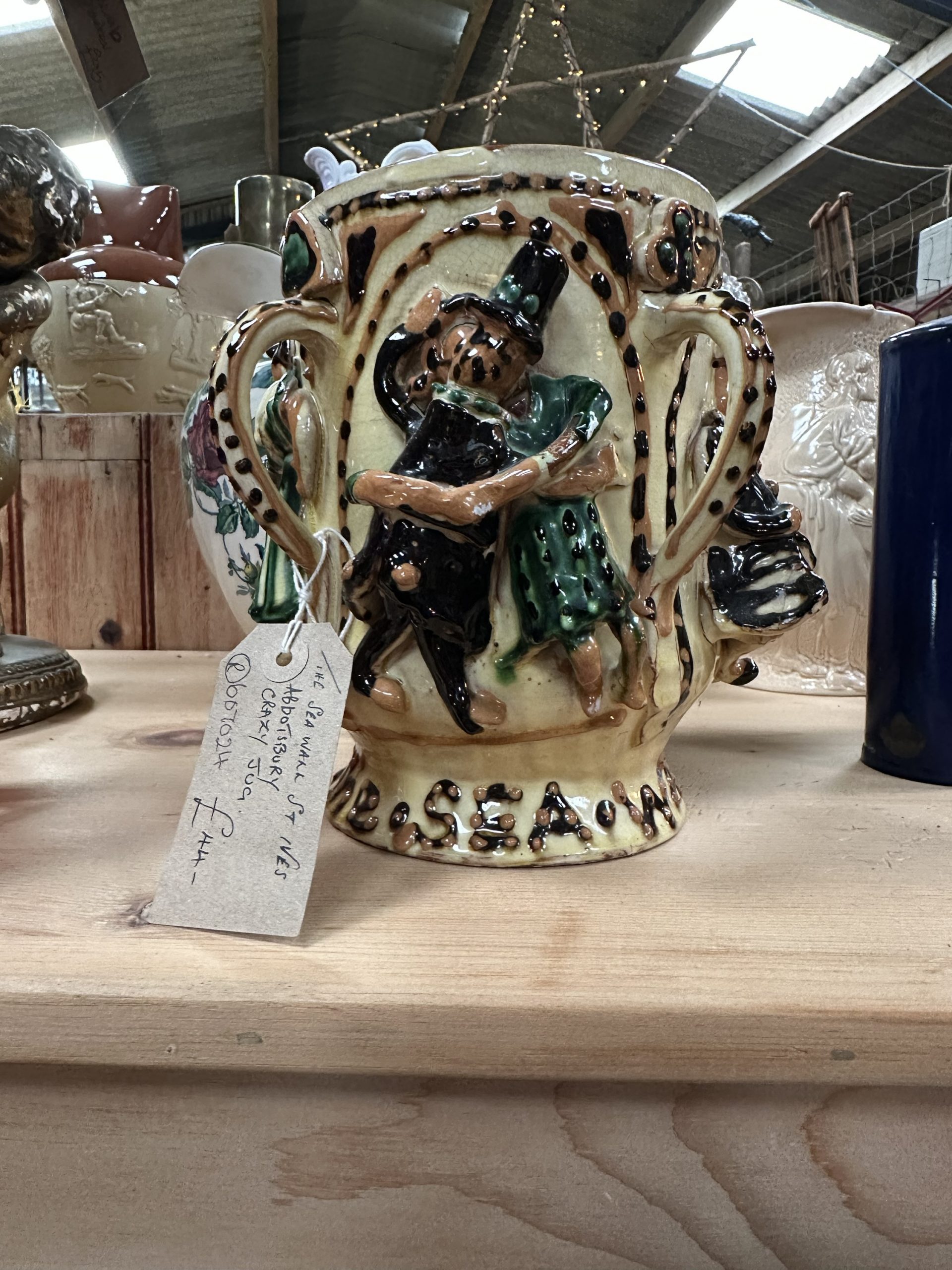 Abbotsbury china ‘crazy jug’ - Image 2