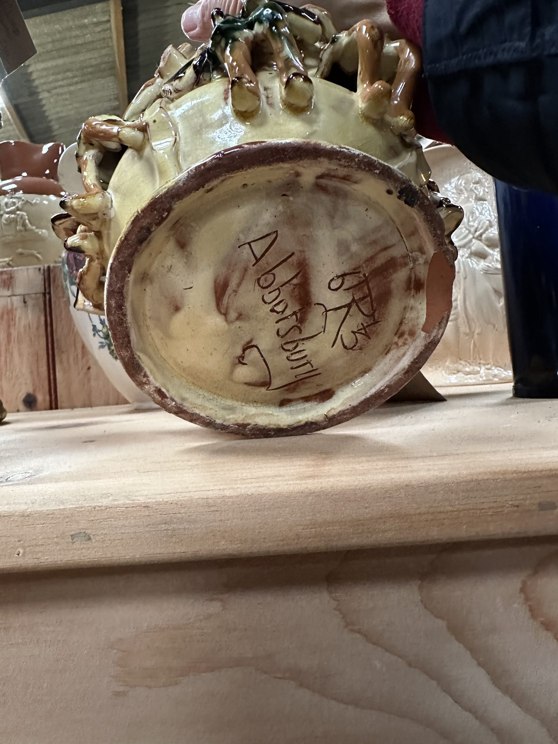 Abbotsbury china ‘crazy jug’ - Image 5