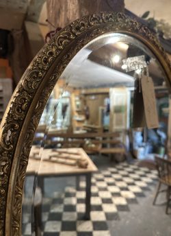 Gilt framed mirror