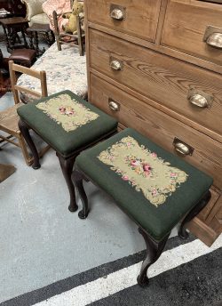 Pair of padfoot stools