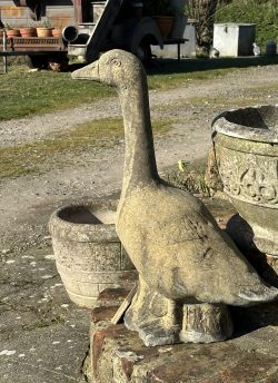 Large goose statue