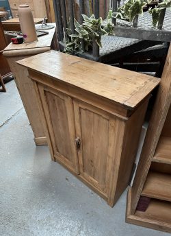 Pine two door cupboard