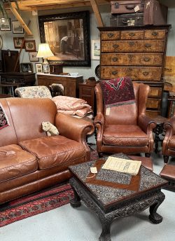 Leather, Laura Ashley suite