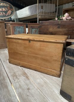 Traditional Victorian blanket box