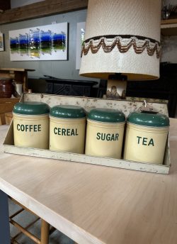 Retro baby kitchen canisters