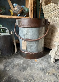 Large milk bucket planter